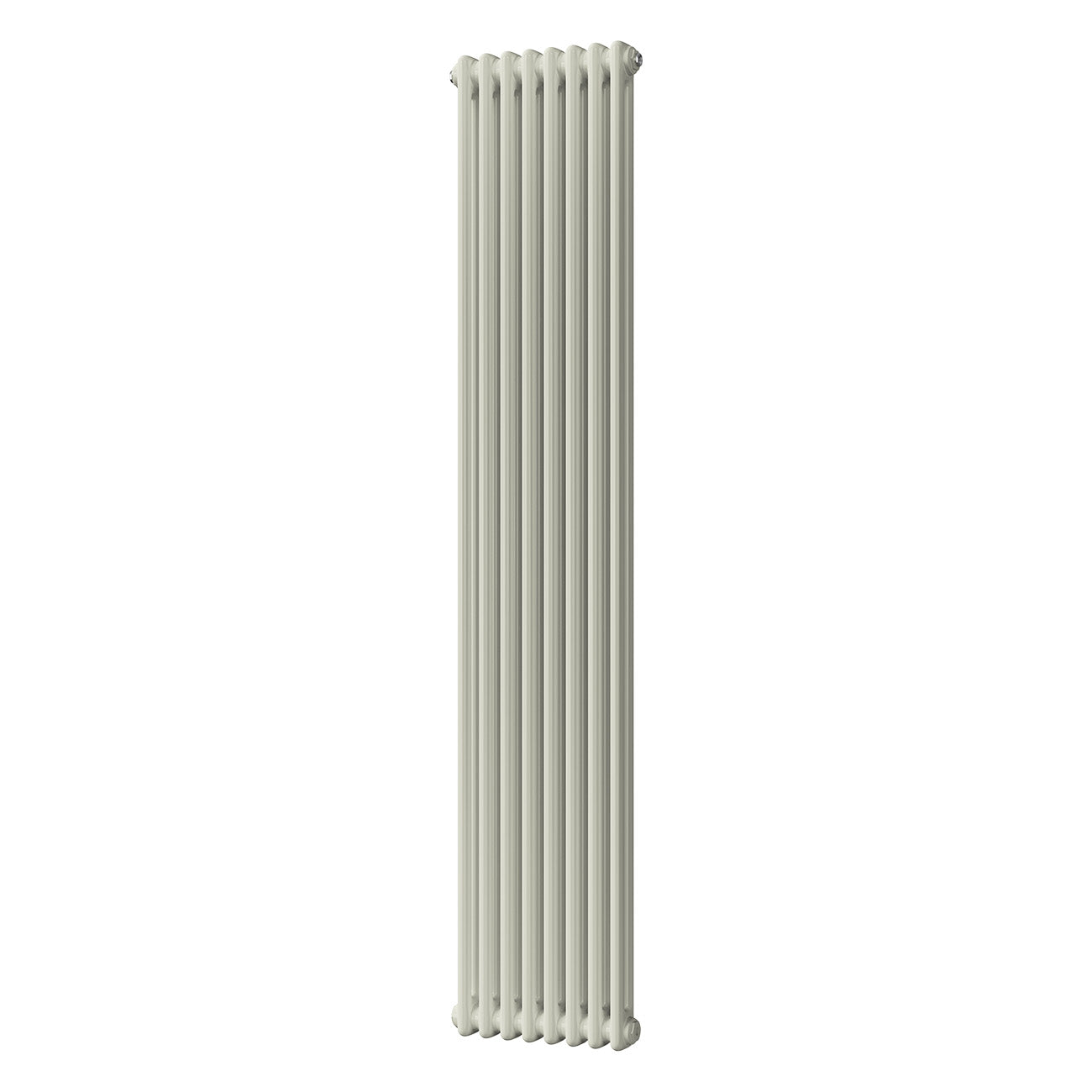Alpha - Pebble Grey Vertical Column Radiator H1800mm x W372mm 2 Column