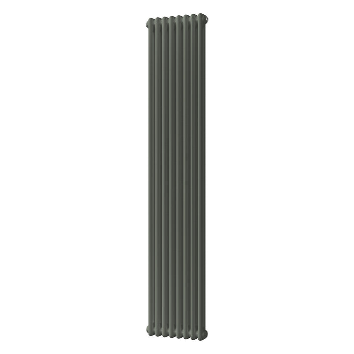 Alpha - Signature Audi Grey Vertical Column Radiator H1800mm x W372mm 2 Column