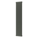 Alpha - Signature Audi Grey Vertical Column Radiator H1800mm x W372mm 2 Column