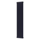 Alpha - Signature Electric Purple Wrinkle Vertical Column Radiator H1800mm x W372mm 2 Column