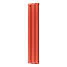 Alpha - Signature Latent Bright Red Vertical Column Radiator H1800mm x W372mm 2 Column