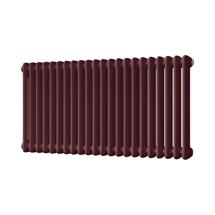 Alpha - Wine Red Column Radiator H500mm x W988mm 2 Column
