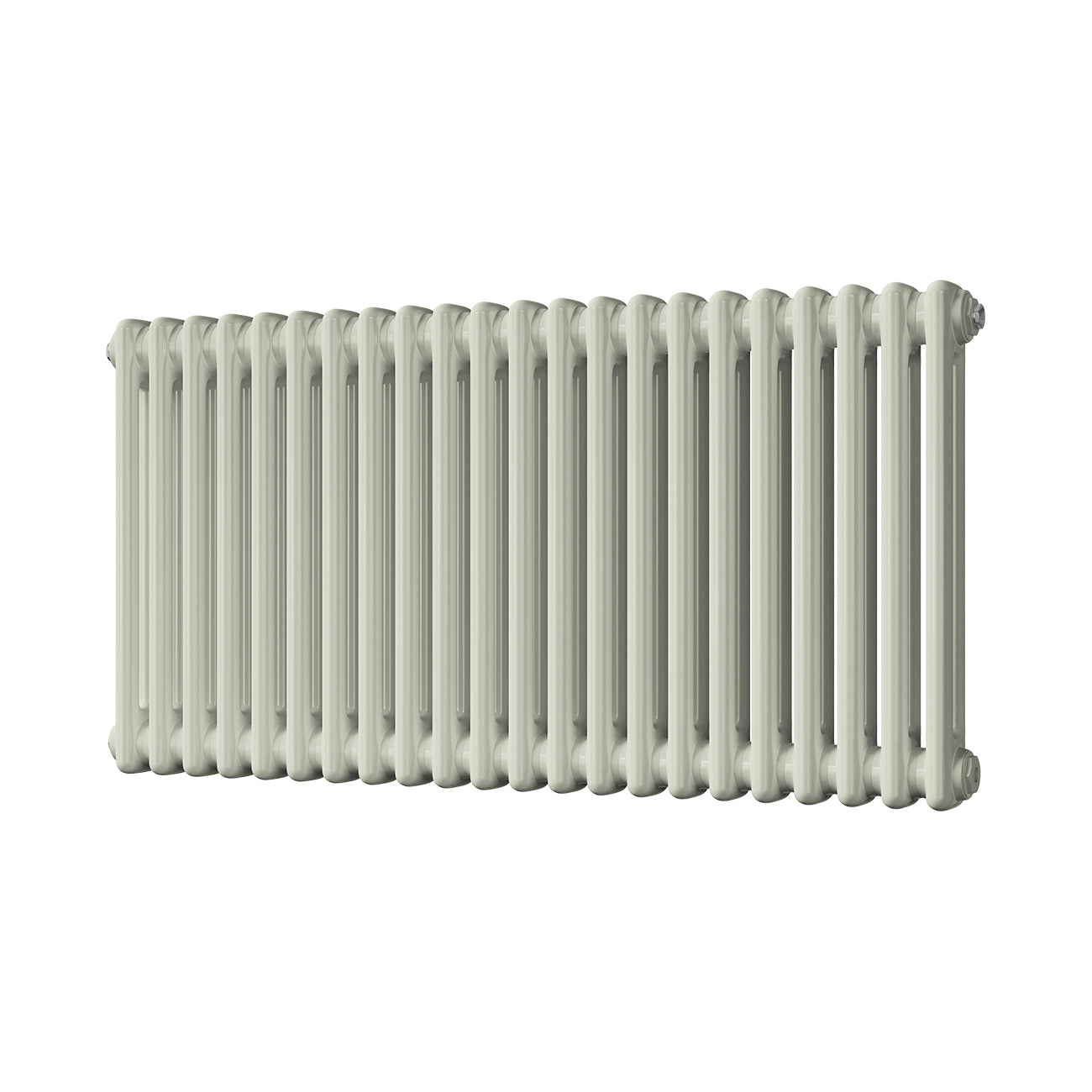 Alpha - Pebble Grey Column Radiator H500mm x W988mm 2 Column