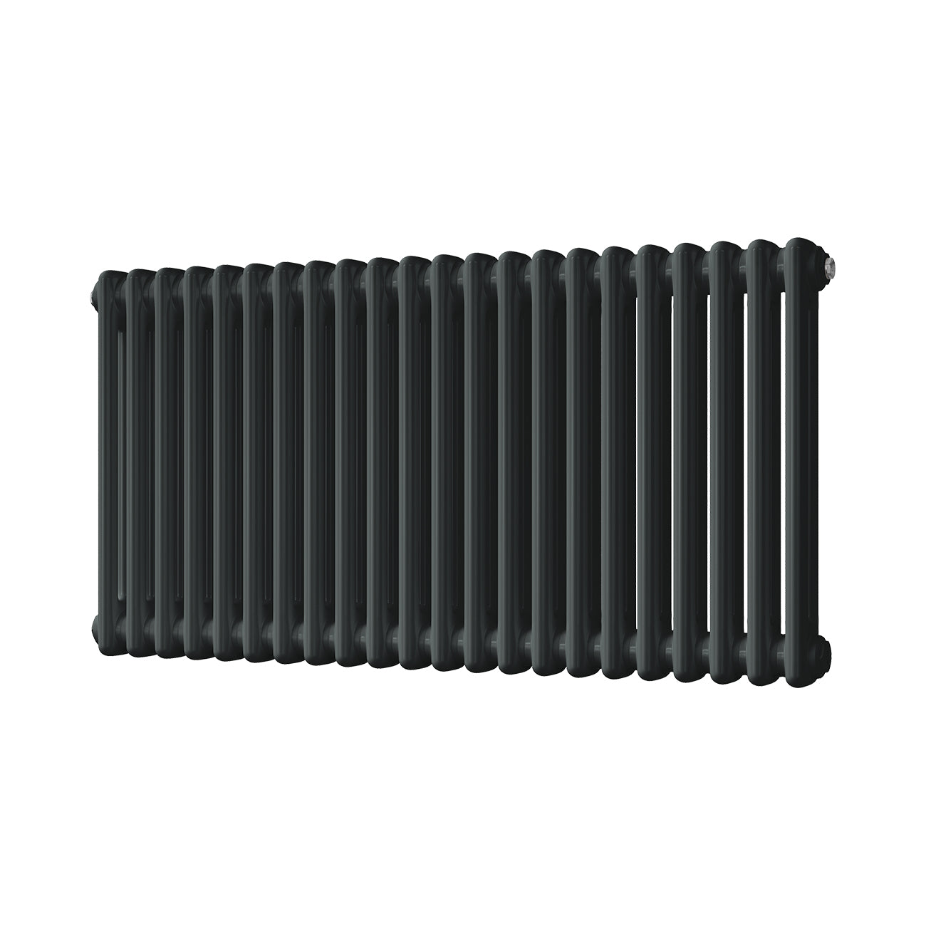 Alpha - Signature Alloy Wheel Black Column Radiator H500mm x W988mm 2 Column