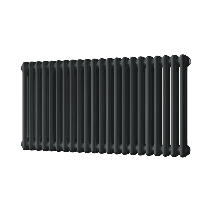 Alpha - Signature Alloy Wheel Black Column Radiator H500mm x W988mm 2 Column