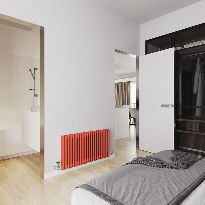 Alpha - Signature Latent Bright Red Column Radiator H500mm x W988mm 2 Column
