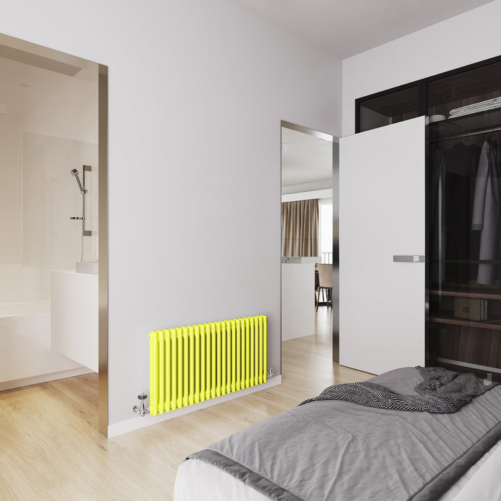 Alpha - Signature Latent Yellow Chartreuse Column Radiator H500mm x W988mm 2 Column