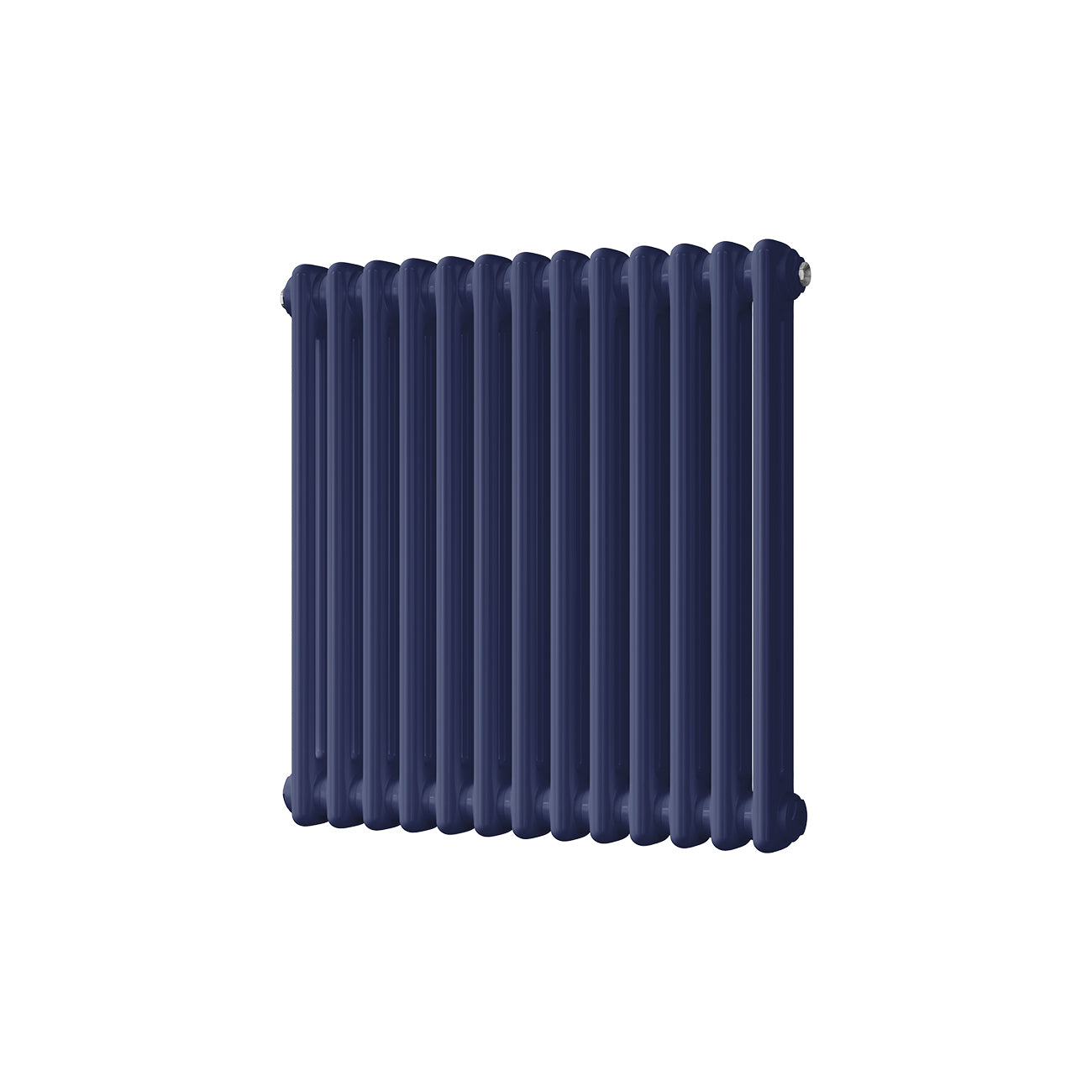 Alpha - Cobalt Blue Column Radiator H600mm x W592mm 2 Column