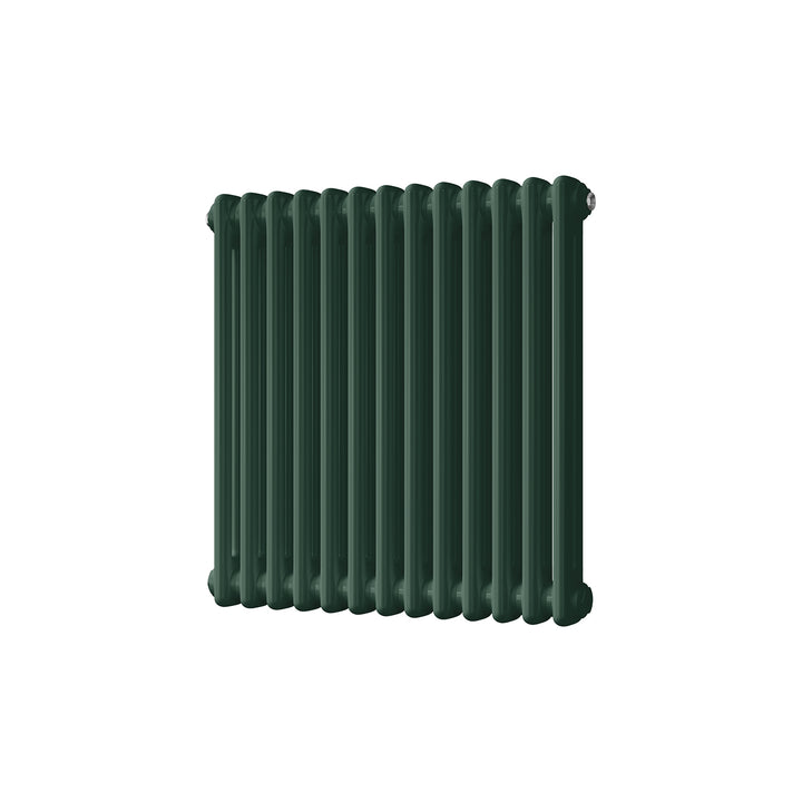 Alpha - Moss Green Column Radiator H600mm x W592mm 2 Column