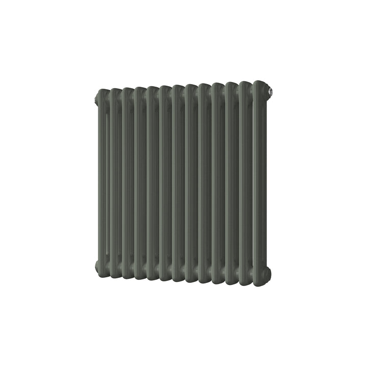 Alpha - Signature Audi Grey Column Radiator H600mm x W592mm 2 Column