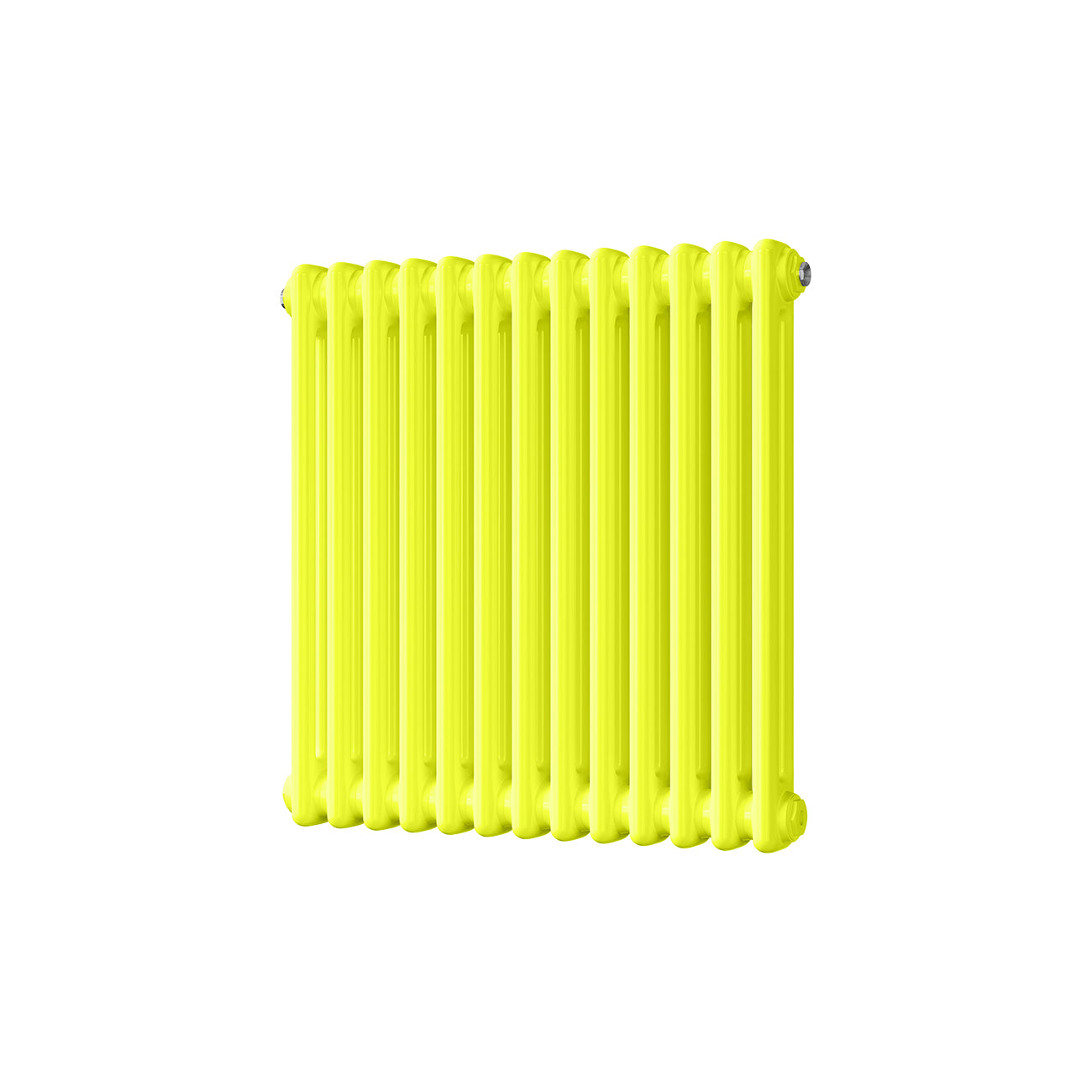 Alpha - Signature Latent Yellow Chartreuse Column Radiator H600mm x W592mm 2 Column