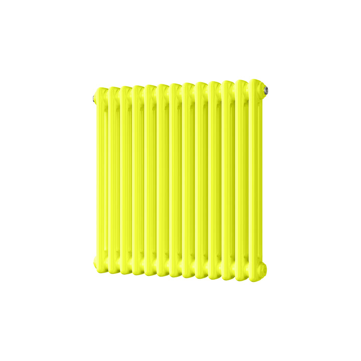 Alpha - Signature Latent Yellow Chartreuse Column Radiator H600mm x W592mm 2 Column