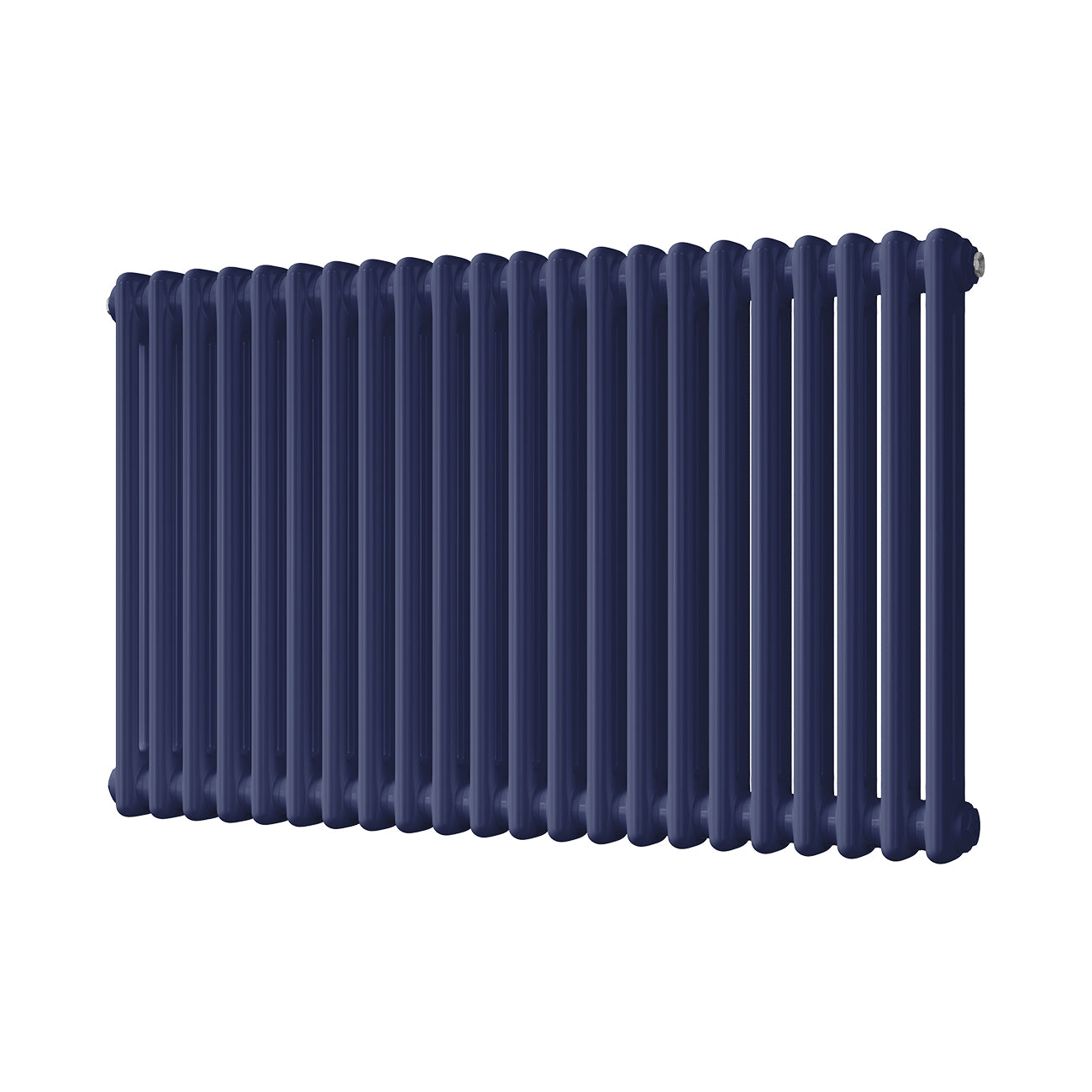Alpha - Cobalt Blue Column Radiator H600mm x W988mm 2 Column