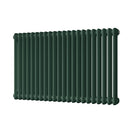Alpha - Moss Green Column Radiator H600mm x W988mm 2 Column