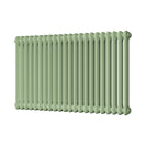 Alpha - Pale Green Column Radiator H600mm x W988mm 2 Column