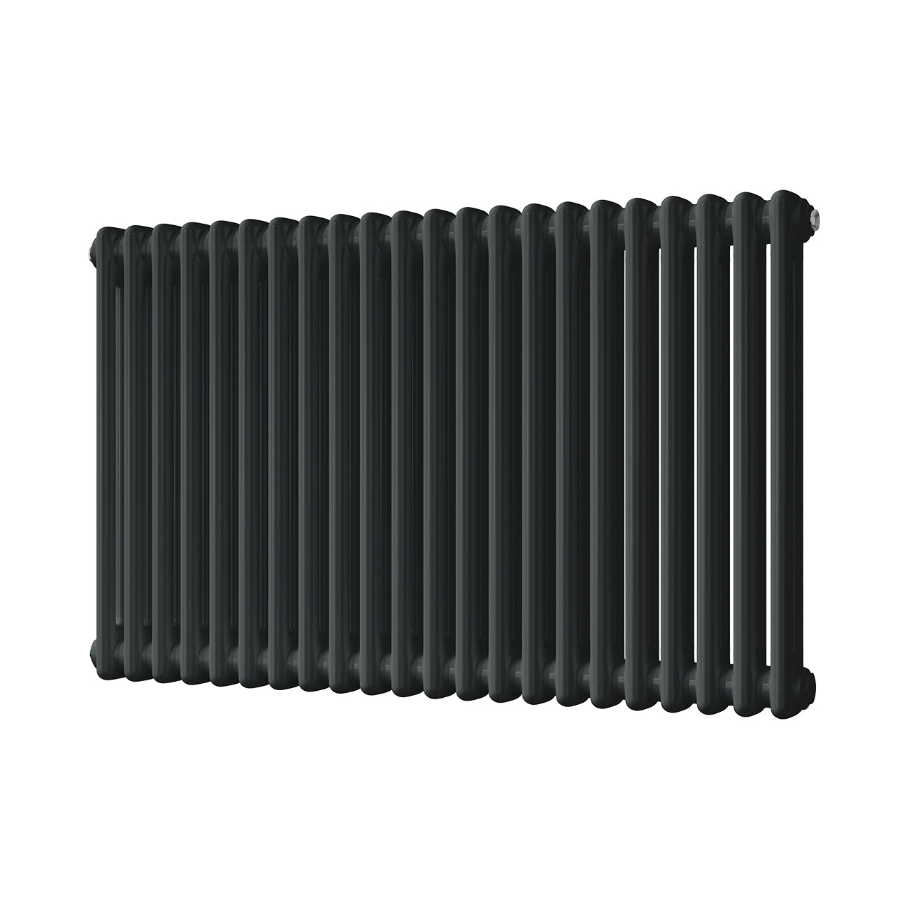 Alpha - Signature Alloy Wheel Black Column Radiator H600mm x W988mm 2 Column