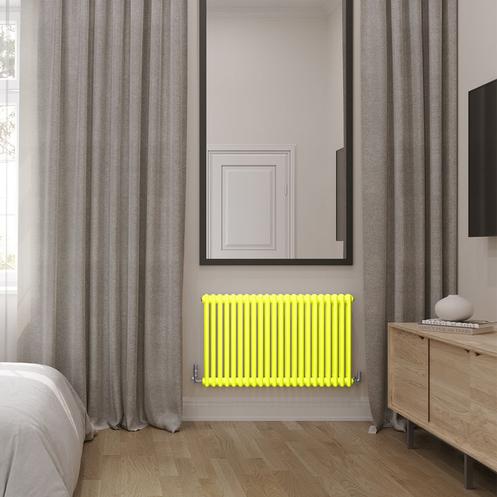 Alpha - Signature Latent Yellow Chartreuse Column Radiator H600mm x W988mm 2 Column