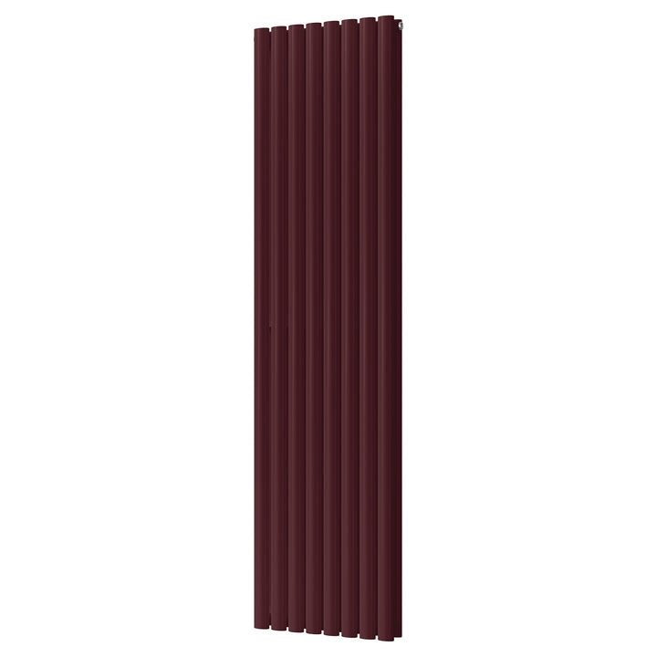 Omeara - Wine Red Vertical Radiator H1800mm x W464mm Double Panel