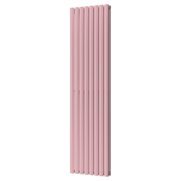 Omeara - Light Pink Vertical Radiator H1800mm x W464mm Double Panel