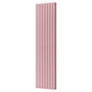 Omeara - Light Pink Vertical Radiator H1800mm x W464mm Double Panel