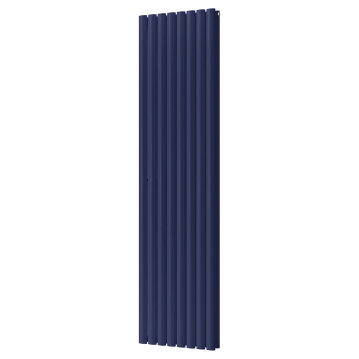 Omeara - Cobalt Blue Vertical Radiator H1800mm x W464mm Double Panel