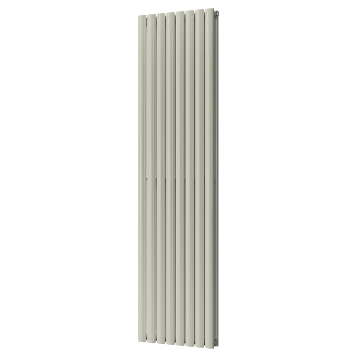 Omeara - Pebble Grey Vertical Radiator H1800mm x W464mm Double Panel