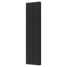 Omeara - Signature Alloy Wheel Black Vertical Radiator H1800mm x W464mm Double Panel