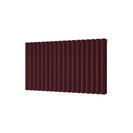 Omeara - Wine Red Horizontal Radiator H600mm x W1044mm Double Panel