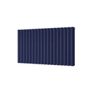 Omeara - Cobalt Blue Horizontal Radiator H600mm x W1044mm Double Panel