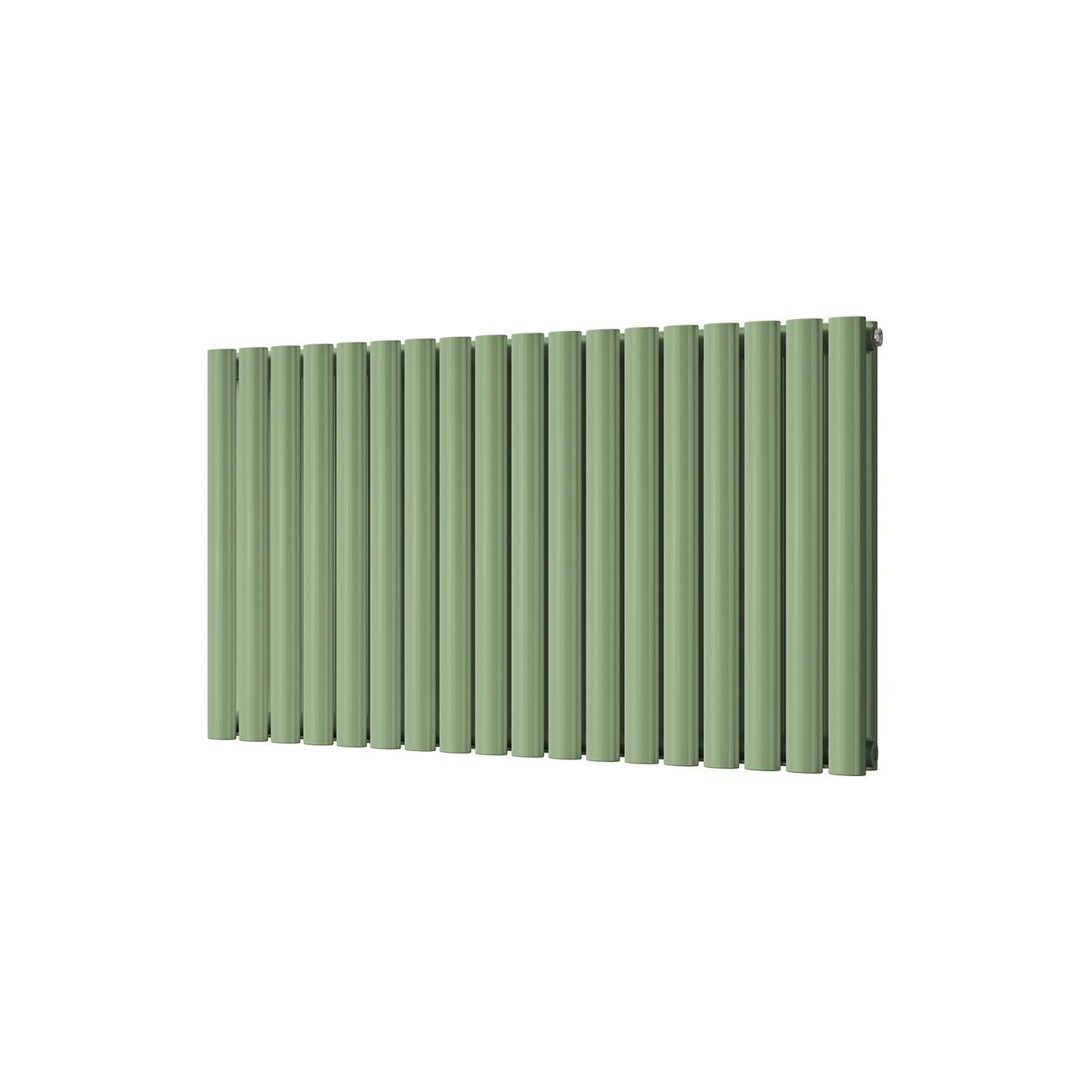 Omeara - Pale Green Horizontal Radiator H600mm x W1044mm Double Panel