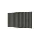 Omeara - Signature Audi Grey Horizontal Radiator H600mm x W1044mm Double Panel