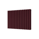 Omeara - Wine Red Horizontal Radiator H600mm x W812mm Double Panel