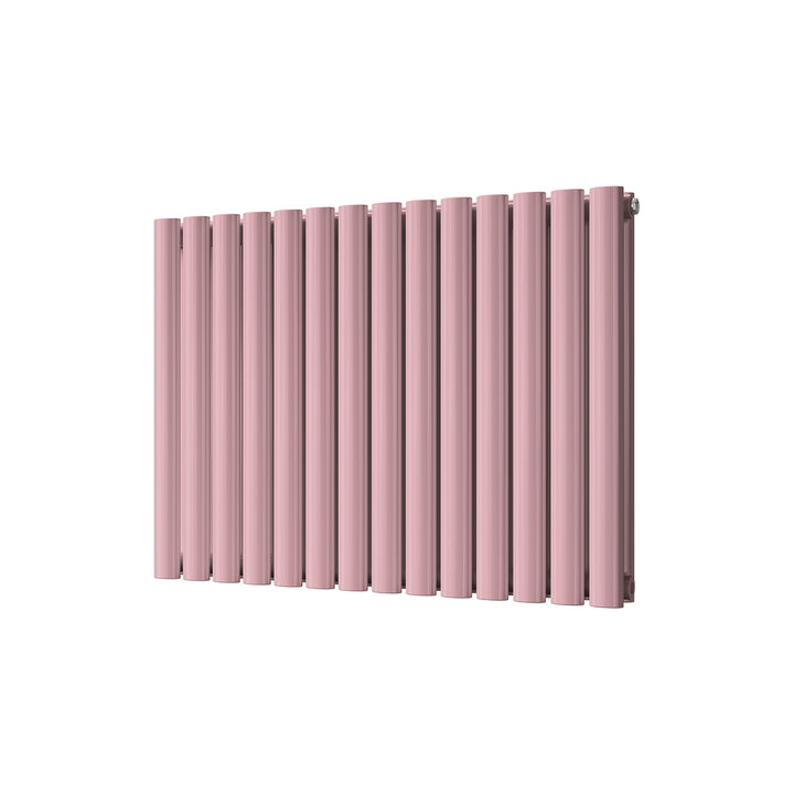 Omeara - Light Pink Horizontal Radiator H600mm x W812mm Double Panel