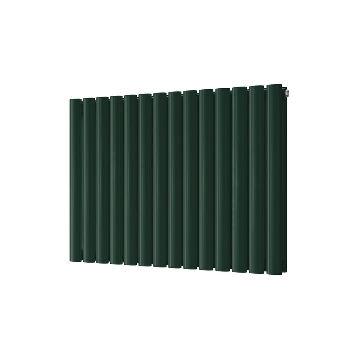 Omeara - Moss Green Horizontal Radiator H600mm x W812mm Double Panel