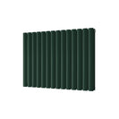 Omeara - Moss Green Horizontal Radiator H600mm x W812mm Double Panel