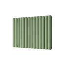 Omeara - Pale Green Horizontal Radiator H600mm x W812mm Double Panel