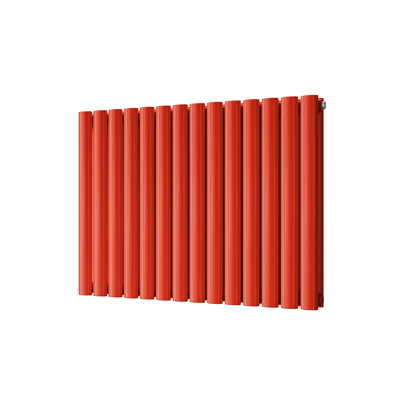 Omeara - Signature Latent Bright Red Horizontal Radiator H600mm x W812mm Double Panel