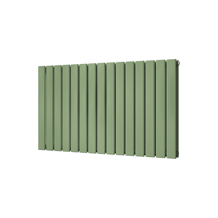 Typhoon - Pale Green Horizontal Radiator H600mm x W1020mm Double Panel