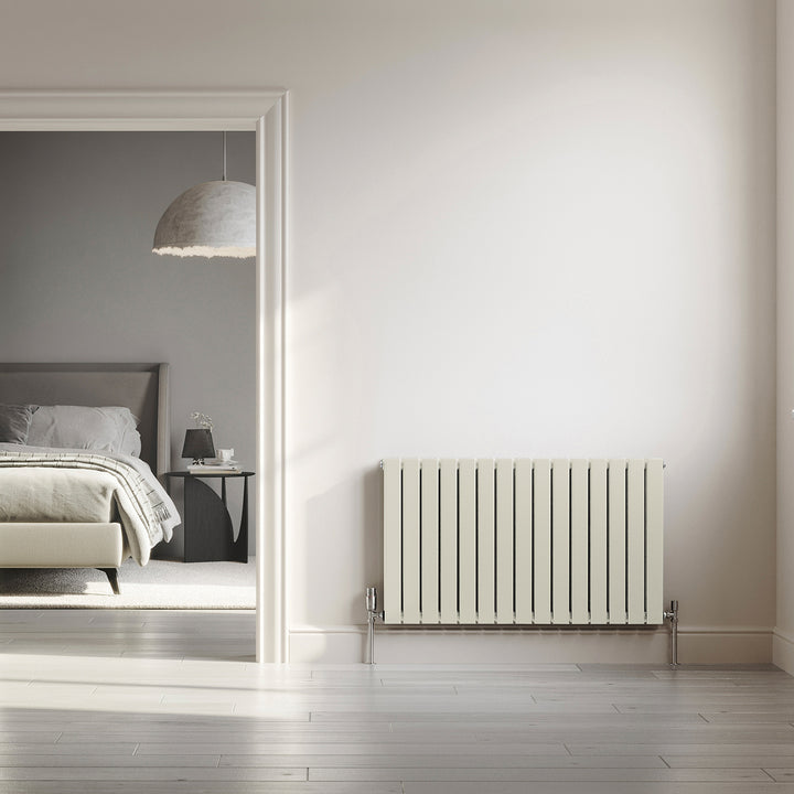 Typhoon - Pebble Grey Horizontal Radiator H600mm x W1020mm Double Panel