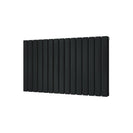 Typhoon - Signature Alloy Wheel Black Horizontal Radiator H600mm x W1020mm Double Panel