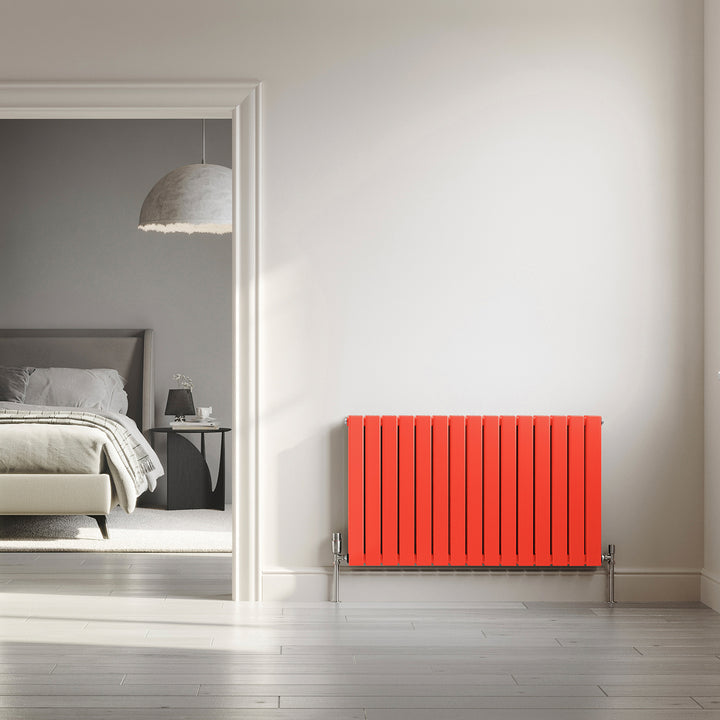 Typhoon - Signature Latent Bright Red Horizontal Radiator H600mm x W1020mm Double Panel