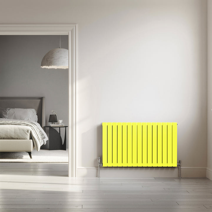 Typhoon - Signature Latent Yellow Chartreuse Horizontal Radiator H600mm x W1020mm Double Panel