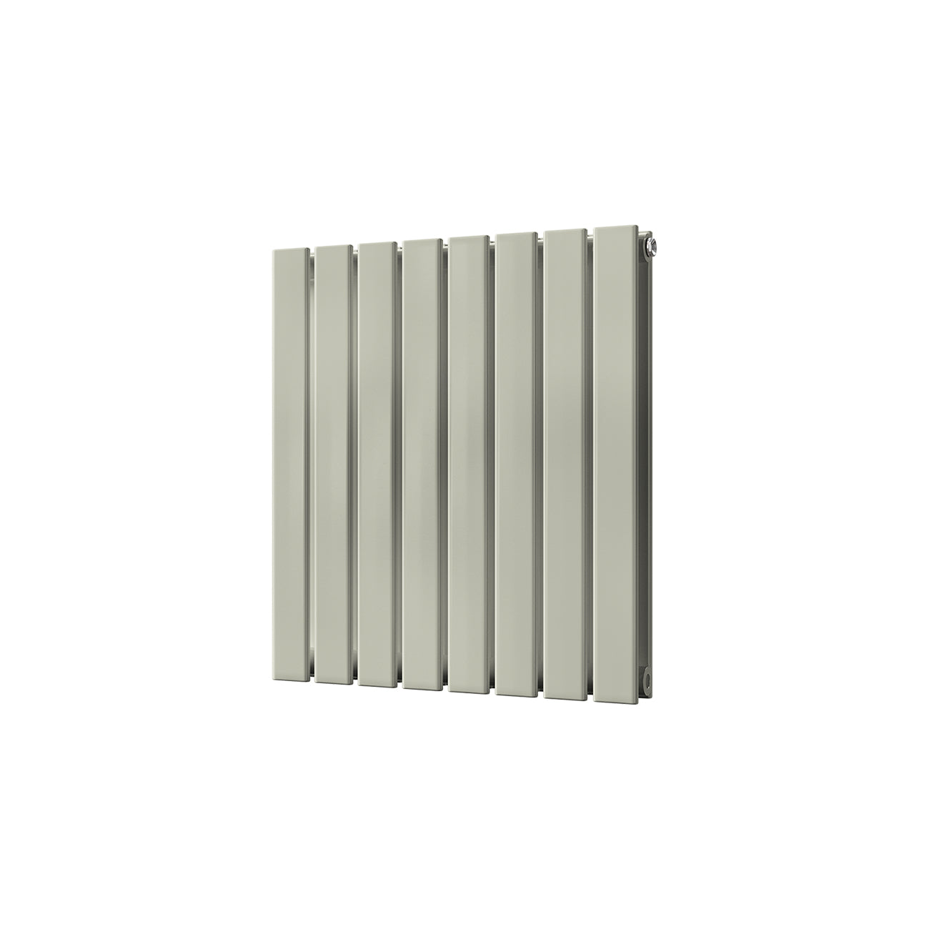 Typhoon - Pebble Grey Horizontal Radiator H600mm x W544mm Double Panel