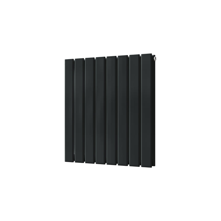 Typhoon - Signature Alloy Wheel Black Horizontal Radiator H600mm x W544mm Double Panel