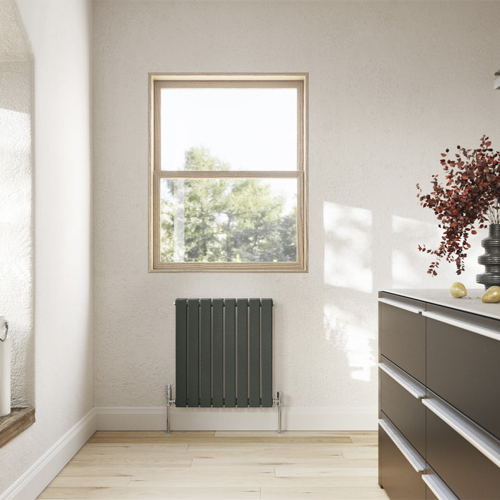 Typhoon - Signature Audi Grey Horizontal Radiator H600mm x W544mm Double Panel