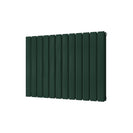 Typhoon - Moss Green Horizontal Radiator H600mm x W816mm Double Panel