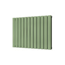 Typhoon - Pale Green Horizontal Radiator H600mm x W816mm Double Panel