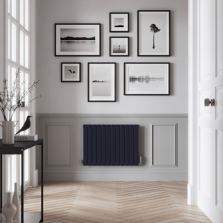 Typhoon - Signature Electric Purple Wrinkle Horizontal Radiator H600mm x W816mm Double Panel