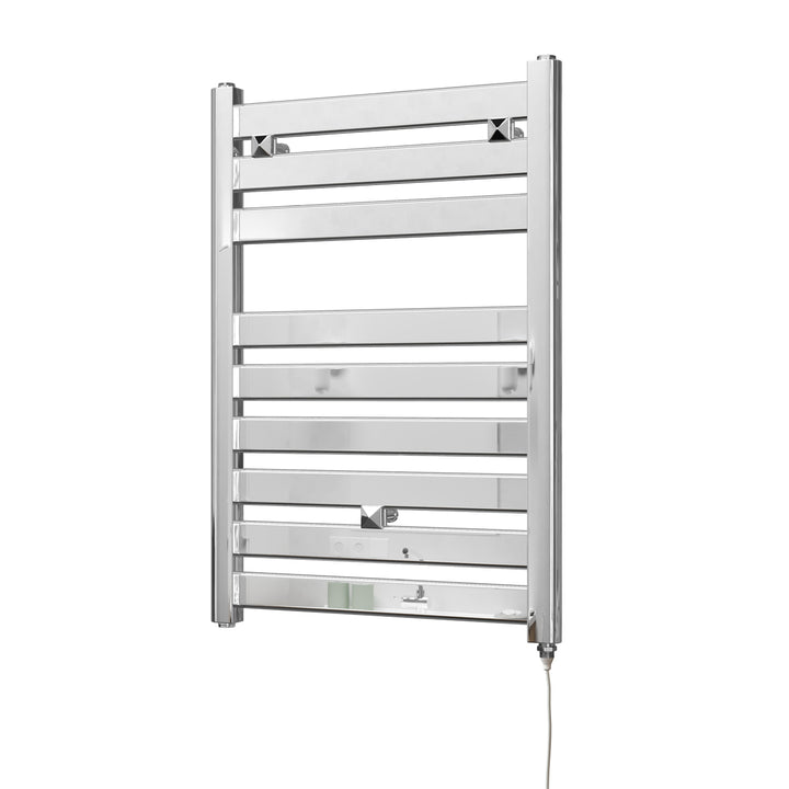 Capri - Chrome Electric Towel Rail H719mm x W500mm Straight 200w Standard