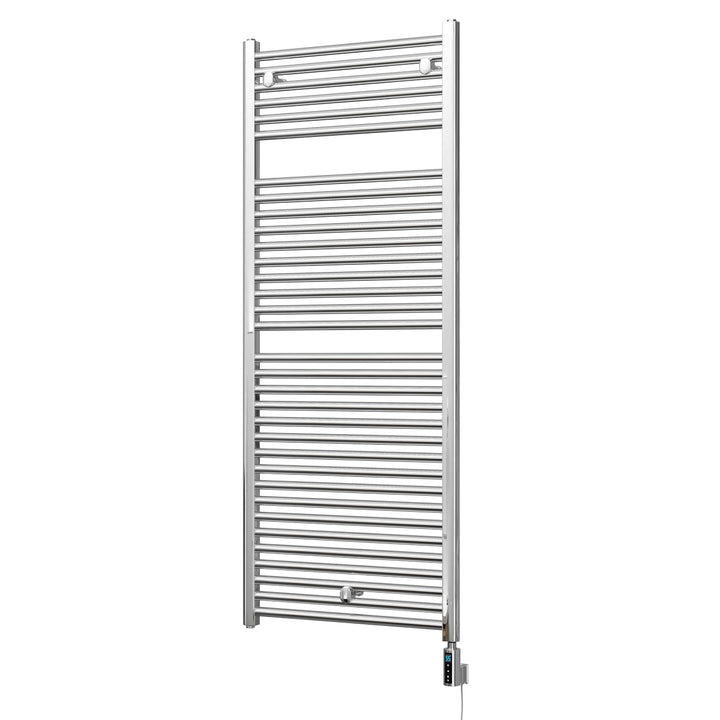 Roma - Chrome Electric Towel Rail H1512mm x W600mm Straight 600w Thermostatic WIFI
